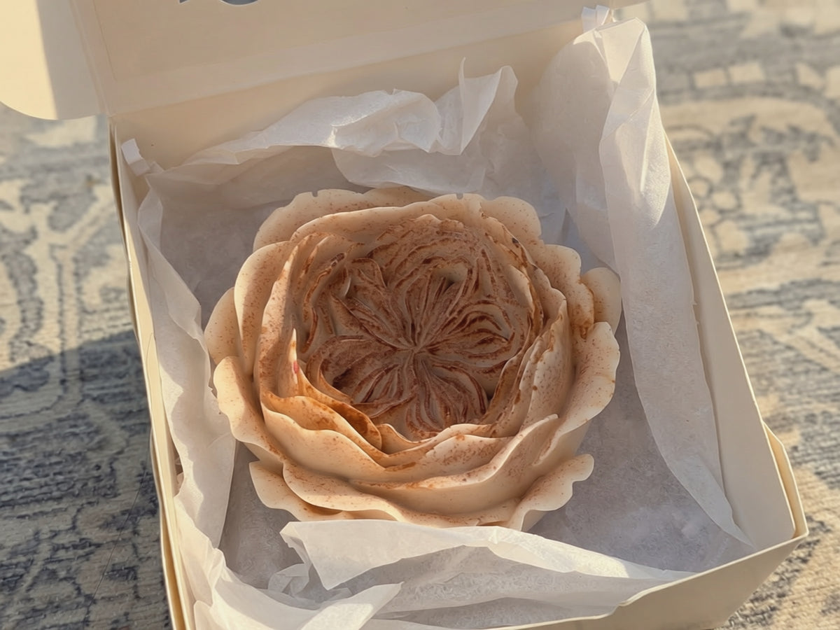 Peony soap in gift box