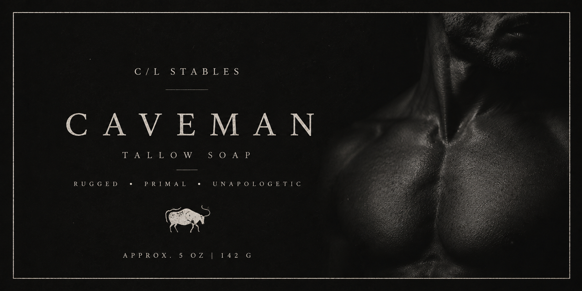 Caveman tallow soap