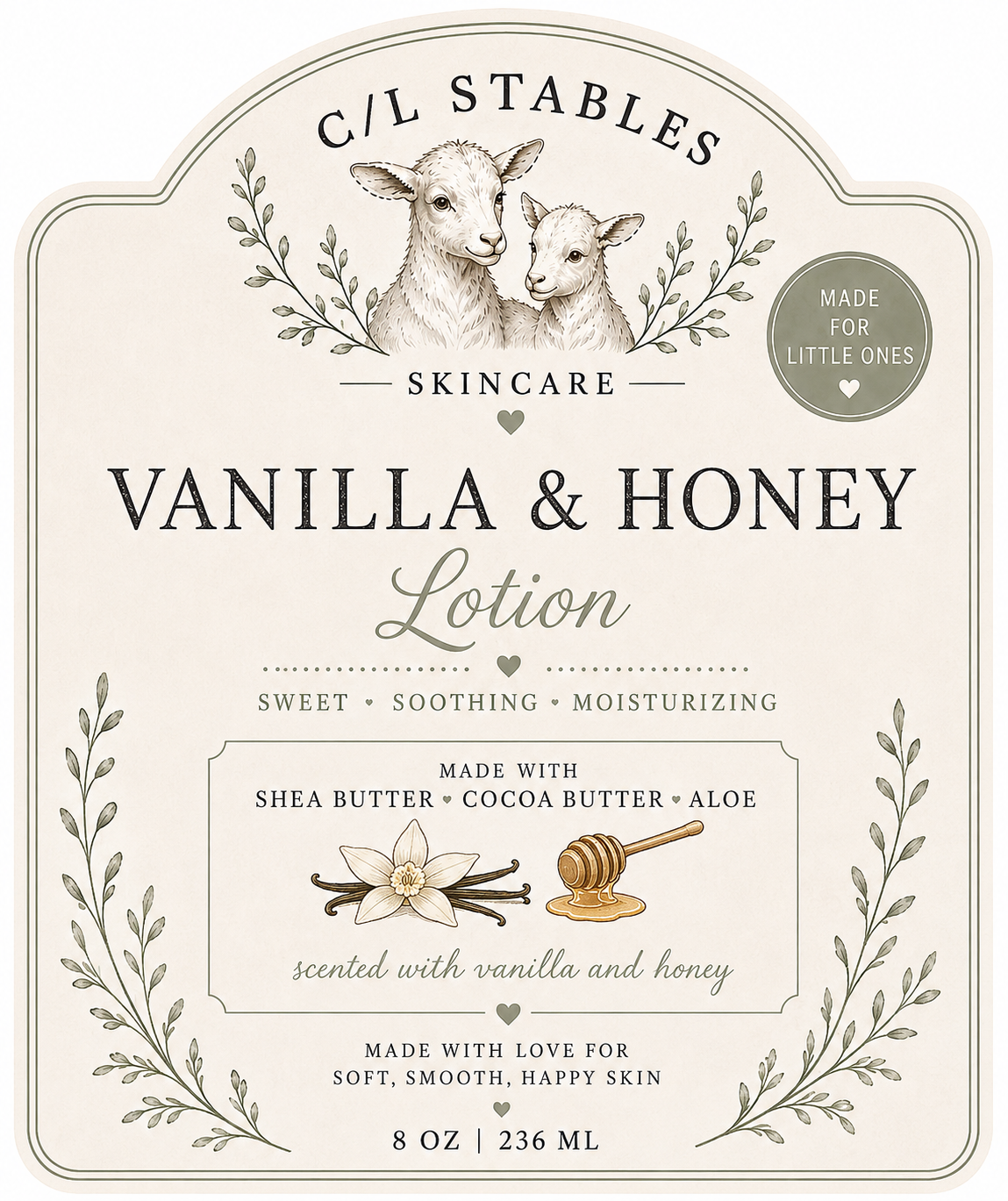 Vanilla & Honey body lotion