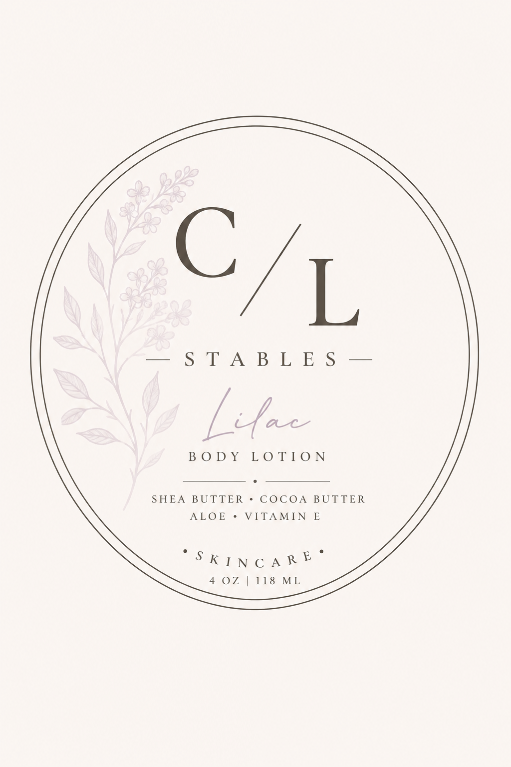 Lilac body lotion
