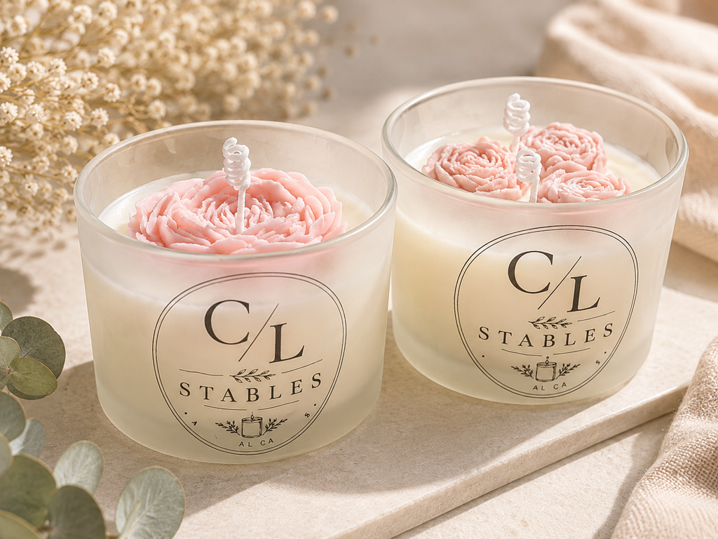 Floral Collection soy candle
