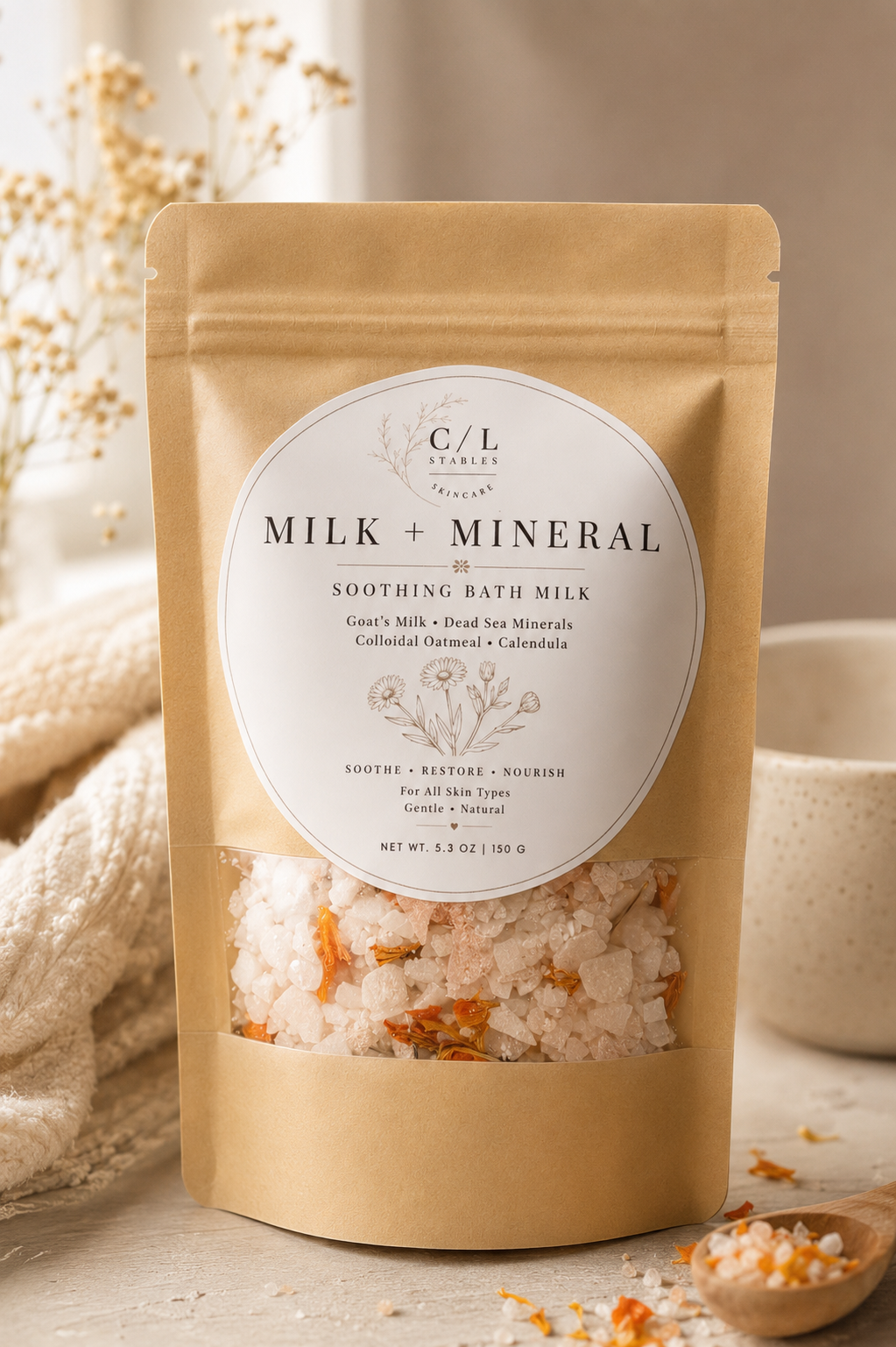 Milk+Mineral Skin Relief soak