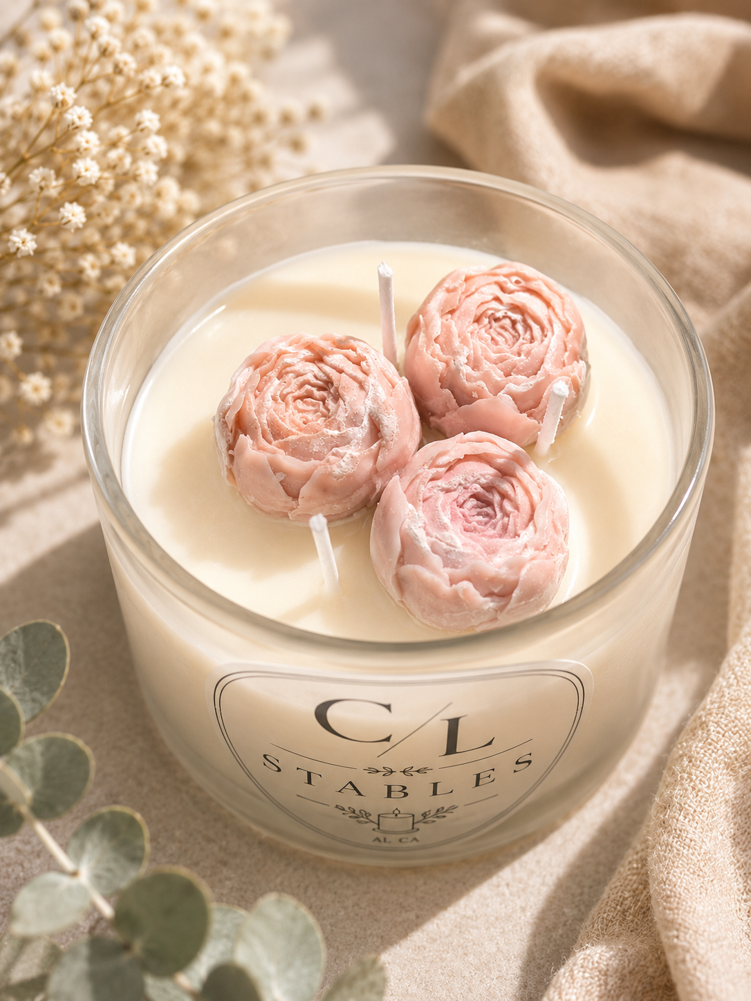 Floral Collection soy candle
